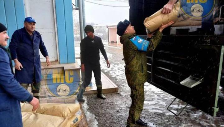ՌԴ խաղաղապահները հումանիտար բեռ են հասցրել Արցախ